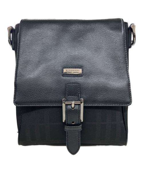 BURBERRY BLACK LABEL（バーバリーブラックレーベル）BURBERRY BLACK LABEL (バーバリーブラックレーベル) ショルダーバッグ ブラックの古着・服飾アイテム