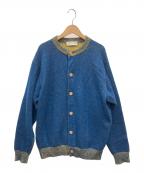 TOMORROW LAND tricotトゥモローランド トリコ）の古着「厚手カーディガン」｜イエロー×ブルー