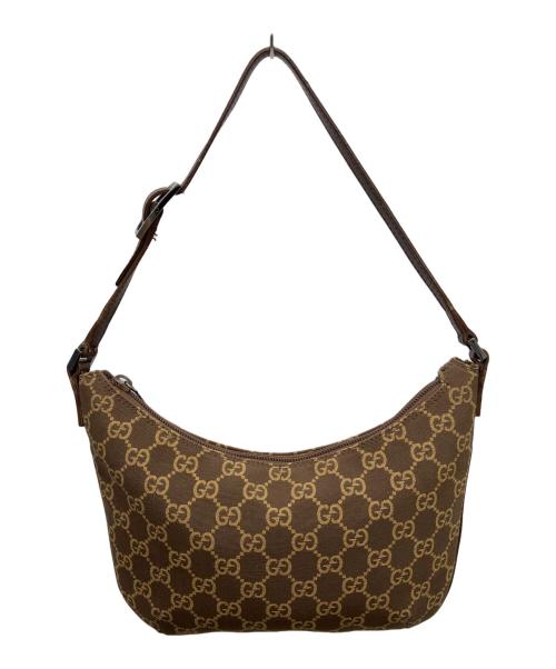 GUCCI（グッチ）GUCCI (グッチ) ハンドバッグ ブラウンの古着・服飾アイテム