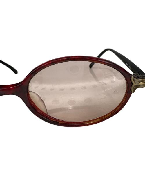 CHARMANT（シャルマン）CHARMANT (シャルマン) 眼鏡 レッドの古着・服飾アイテム