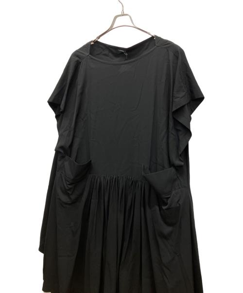 LIMI feu（リミフゥ）LIMI feu (リミフゥ) Cu/Cギャバスクエア切替ドレス ブラック サイズ:Mの古着・服飾アイテム