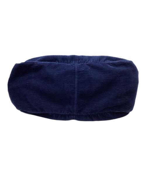 POLO RALPH LAUREN（ポロ・ラルフローレン）POLO RALPH LAUREN (ポロ・ラルフローレン) コーデュロイトートバッグ ネイビーの古着・服飾アイテム