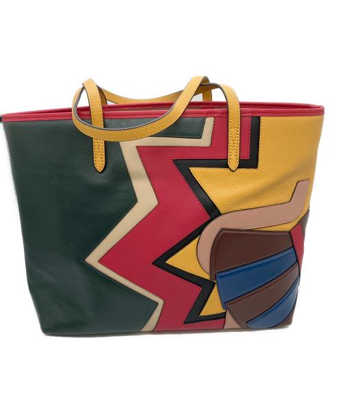 BRAUN BUFFEL（ブラウンビュッフェル）BRAUN BUFFEL (ブラウンビュッフェル) トートバッグ マルチカラーの古着・服飾アイテム