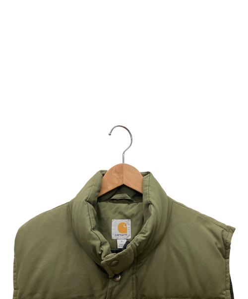 CarHartt（カーハート）CarHartt (カーハート) ダウンベスト グリーン サイズ:Lの古着・服飾アイテム