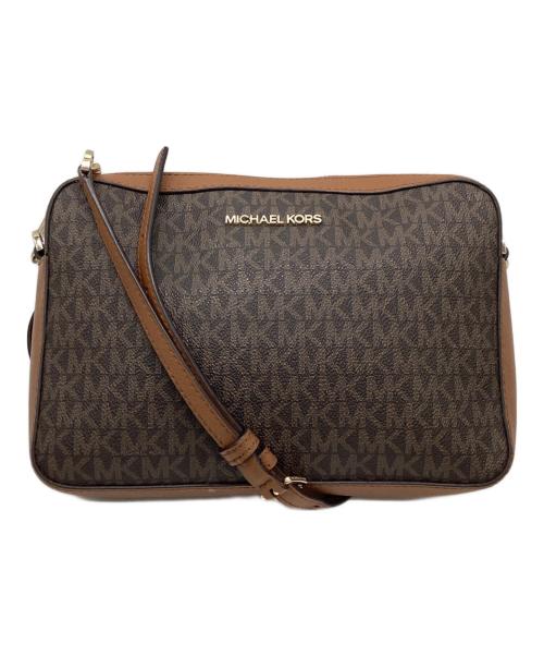 MICHAEL KORS（マイケル・コース）MICHAEL KORS (マイケルコース) ショルダーバッグ ブラウンの古着・服飾アイテム