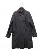 theoryセオリー）の古着「Wool PL Flannel Relaxed Trench」｜ブラック