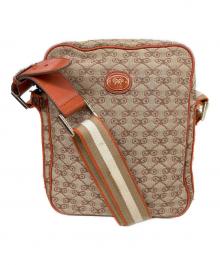 ANYA HINDMARCH（アニヤ・ハインドマーチ）の古着「ショルダーバッグ」｜オレンジベージュ