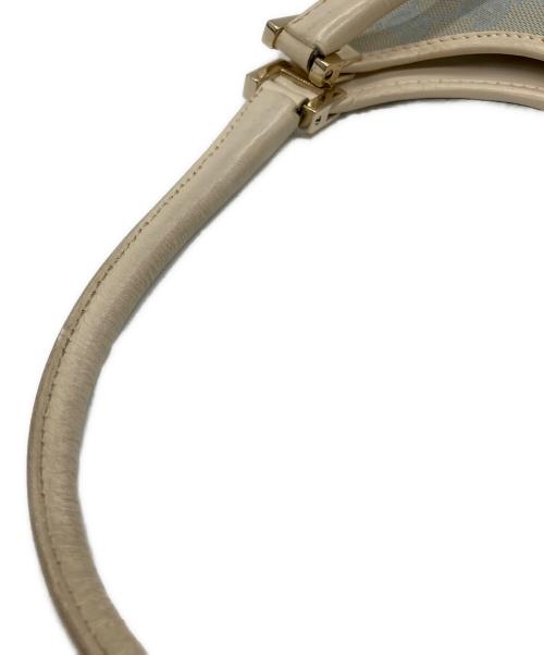 GUCCI（グッチ）GUCCI (グッチ) ハンドバッグ ブルー×ホワイトの古着・服飾アイテム