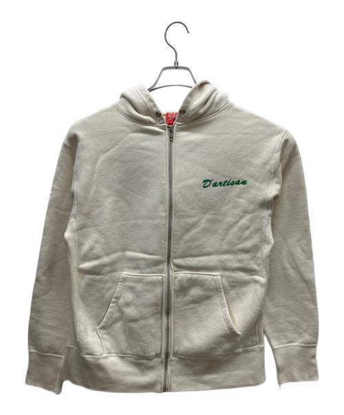 STUDIO D'ARTISAN（ステュディオダルチザン）STUDIO D'ARTISAN (ステュディオダルチザン) ジップパーカー ベージュ サイズ:Lの古着・服飾アイテム