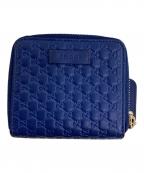 GUCCIグッチ）の古着「2つ折り財布」｜ブルー