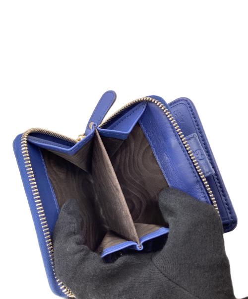 GUCCI（グッチ）GUCCI (グッチ) 2つ折り財布 ブルーの古着・服飾アイテム