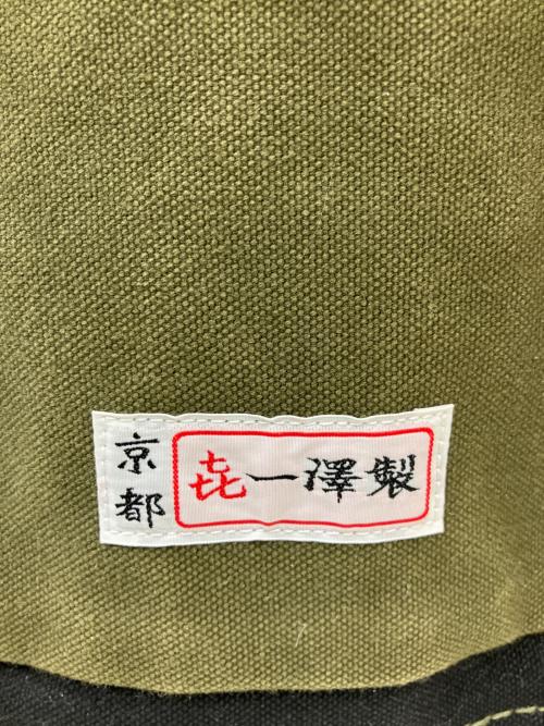 一澤製（イチザワセイ）一澤製 (イチザワセイ) トートバッグ ブラック×オリーブの古着・服飾アイテム