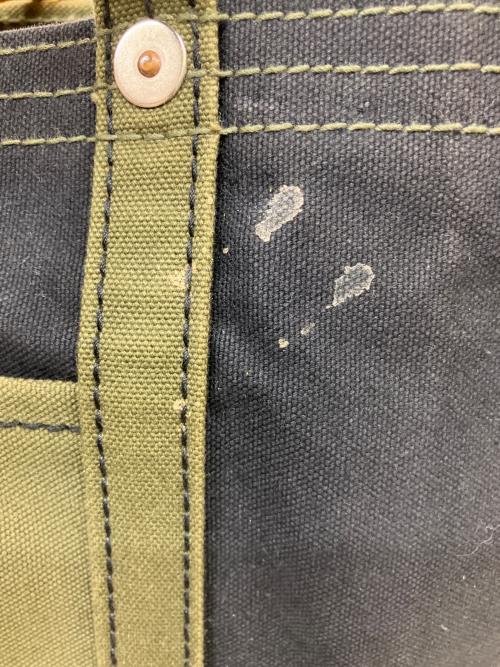 一澤製（イチザワセイ）一澤製 (イチザワセイ) トートバッグ ブラック×オリーブの古着・服飾アイテム