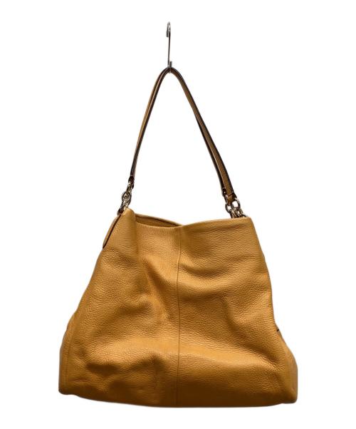 COACH（コーチ）COACH (コーチ) ハンドバッグ イエローの古着・服飾アイテム
