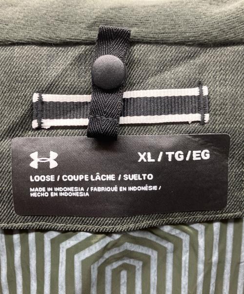 UNDER ARMOUR（アンダーアーマー）UNDER ARMOUR (アンダーアーマー) ナイロンジャケット グリーン サイズ:XLの古着・服飾アイテム