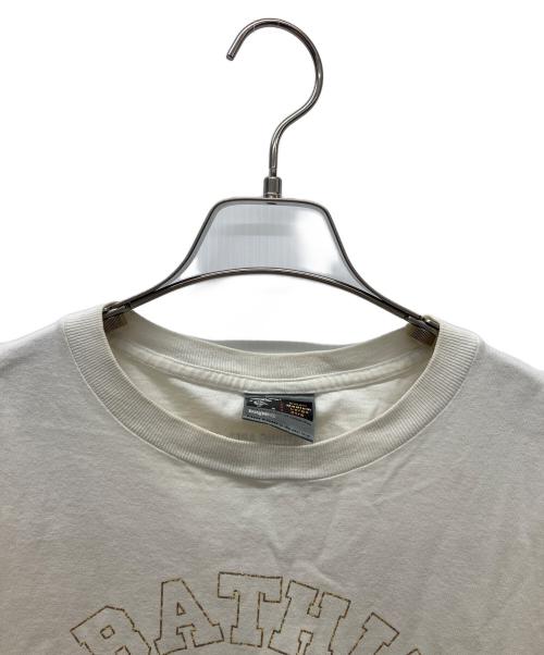 A BATHING APE（ア ベイシング エイプ）A BATHING APE (ア ベイシング エイプ) 半袖カットソー ホワイト サイズ:Mの古着・服飾アイテム