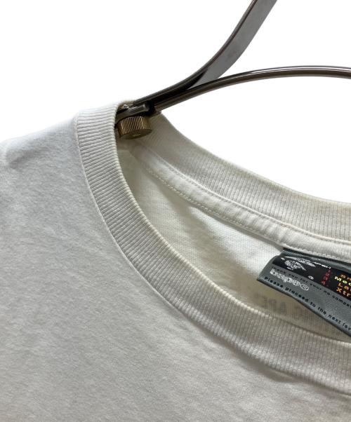 A BATHING APE（ア ベイシング エイプ）A BATHING APE (ア ベイシング エイプ) 半袖カットソー ホワイト サイズ:Mの古着・服飾アイテム
