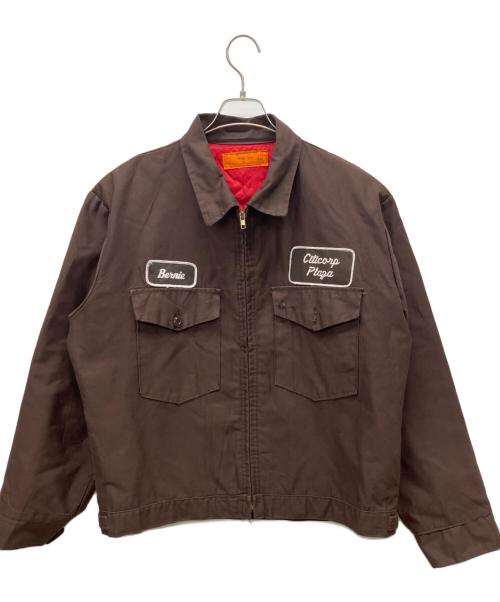 UNIVERSAL OVERALL（ユニバーサルオーバーオール）UNIVERSAL OVERALL (ユニバーサルオーバーオール) ブルゾン ブラウン サイズ:Lの古着・服飾アイテム