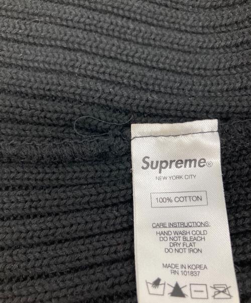 SUPREME（シュプリーム）SUPREME (シュプリーム) ニット帽 ブラックの古着・服飾アイテム