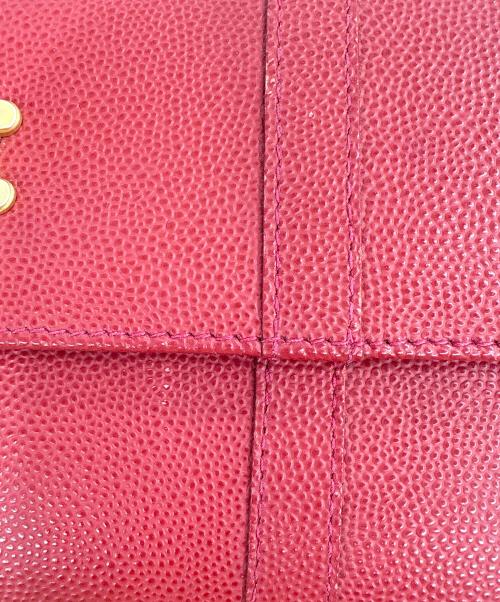 OLD CELINE（セリーヌ）OLD CELINE (セリーヌ) 長財布 レッドの古着・服飾アイテム