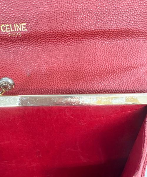 OLD CELINE（セリーヌ）OLD CELINE (セリーヌ) 長財布 レッドの古着・服飾アイテム