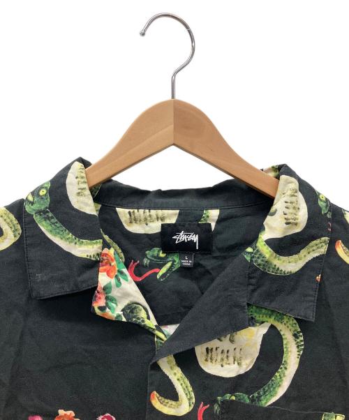 stussy（ステューシー）stussy (ステューシー) 半袖シャツ ブラック サイズ:Lの古着・服飾アイテム