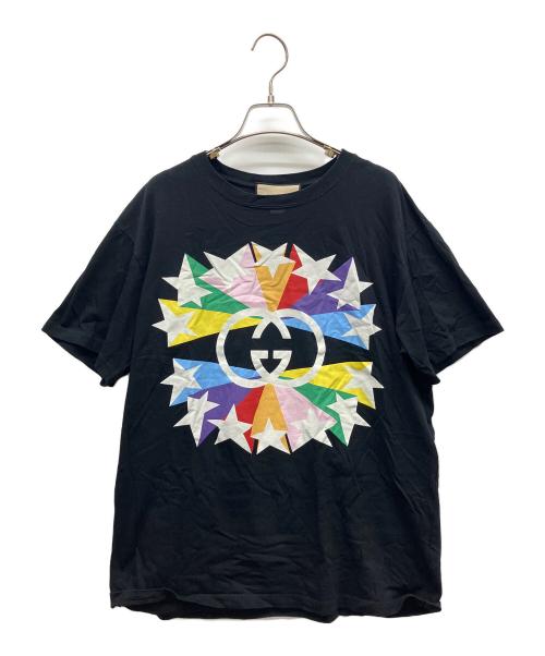 GUCCI（グッチ）GUCCI (グッチ) 半袖カットソー ブラック サイズ:Sの古着・服飾アイテム