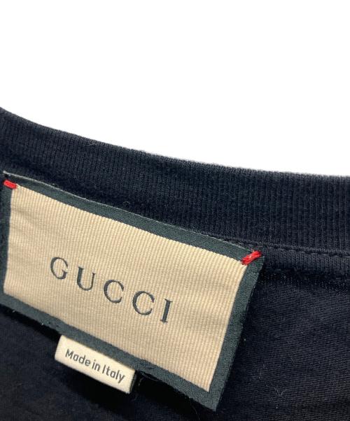 GUCCI（グッチ）GUCCI (グッチ) 半袖カットソー ブラック サイズ:Sの古着・服飾アイテム