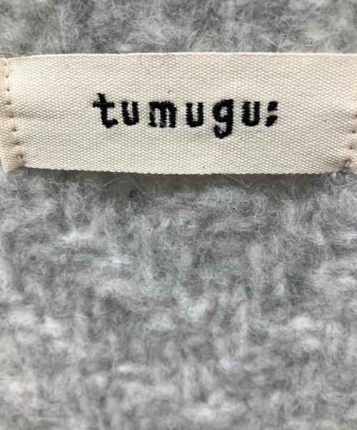 tumugu（ツムグ）tumugu (ツムグ) 厚手ニット グレー サイズ:Freeの古着・服飾アイテム