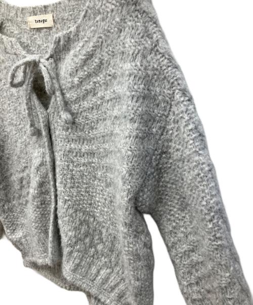 tumugu（ツムグ）tumugu (ツムグ) 厚手ニット グレー サイズ:Freeの古着・服飾アイテム