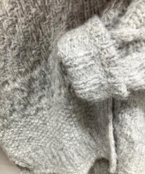 tumugu（ツムグ）tumugu (ツムグ) 厚手ニット グレー サイズ:Freeの古着・服飾アイテム