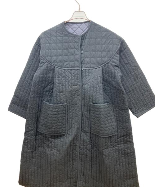 tumugu（ツムグ）tumugu (ツムグ) コットンキャンブリック起毛キルト ブラック サイズ:freeの古着・服飾アイテム
