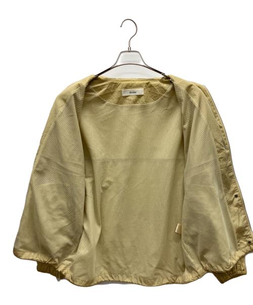 anuke（アンヌーク）anuke (アンヌーク) ナイロンテックブルゾン イエロー サイズ:Mの古着・服飾アイテム