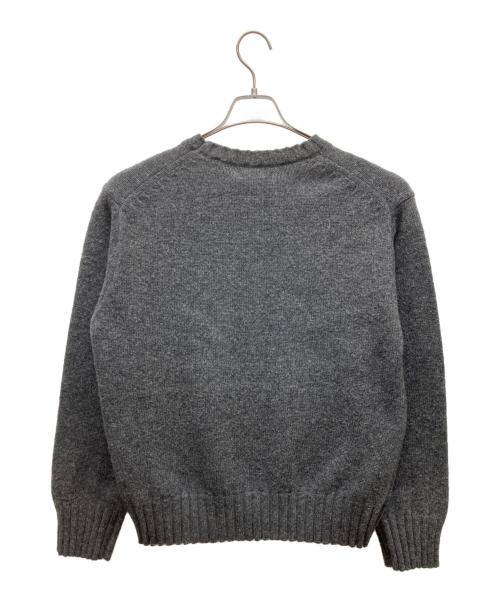 anuke（アンヌーク）anuke (アンヌーク) クルーネックソフトニット グレー サイズ:freeの古着・服飾アイテム