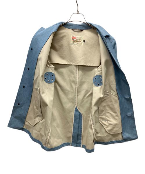 Traditional Weatherwear（トラディショナルウェザーウェア）Traditional Weatherwear (トラディショナルウェザーウェア) コート ライトブルー サイズ:38の古着・服飾アイテム