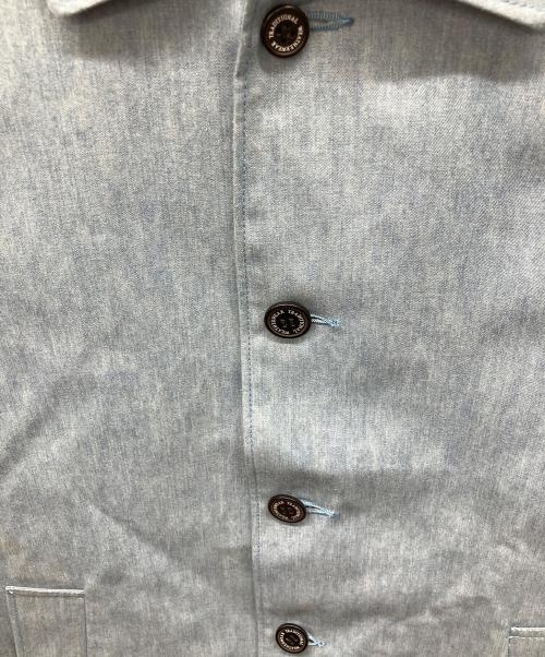 Traditional Weatherwear（トラディショナルウェザーウェア）Traditional Weatherwear (トラディショナルウェザーウェア) コート ライトブルー サイズ:38の古着・服飾アイテム