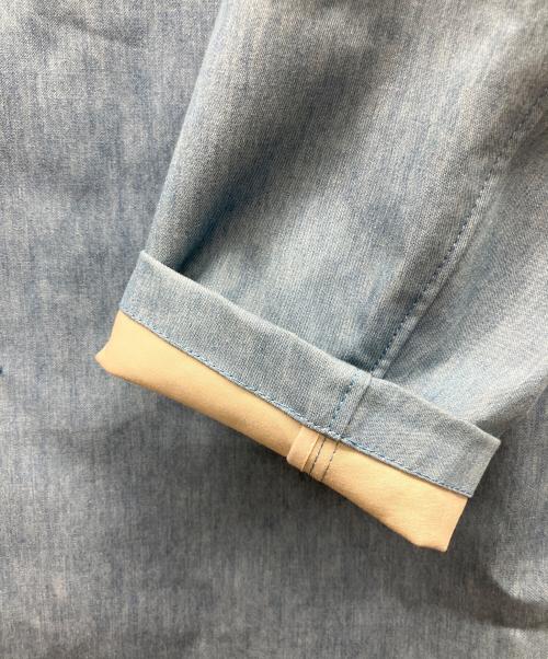 Traditional Weatherwear（トラディショナルウェザーウェア）Traditional Weatherwear (トラディショナルウェザーウェア) コート ライトブルー サイズ:38の古着・服飾アイテム