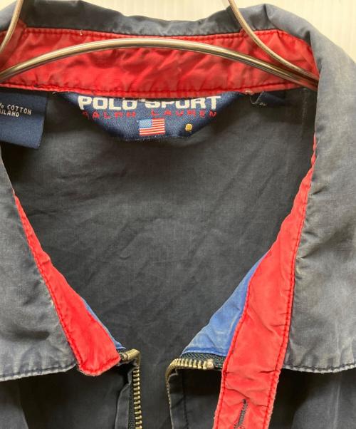 POLO SPORT（ポロスポーツ）POLO SPORT (ポロスポーツ) ジップアップジャケット ブルー サイズ:Lの古着・服飾アイテム