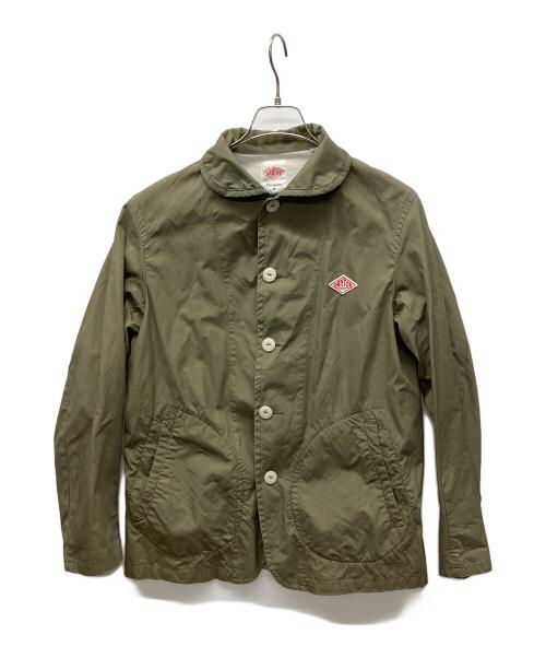 DANTON（ダントン）DANTON (ダントン) 丸襟ブルゾン カーキ サイズ:38の古着・服飾アイテム