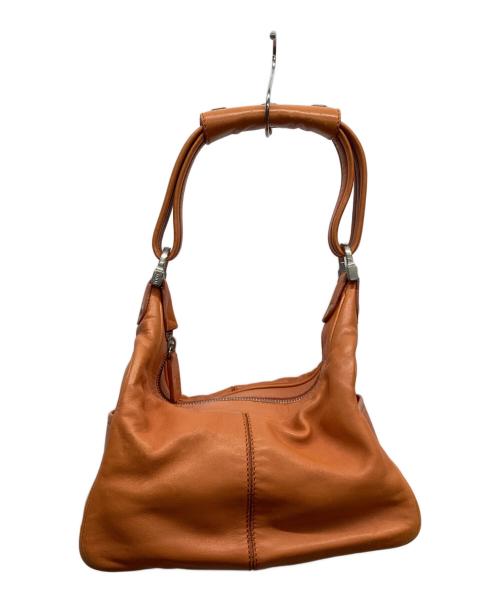 TOD'S（トッズ）TOD'S (トッズ) ワンショルダーバッグ オレンジの古着・服飾アイテム