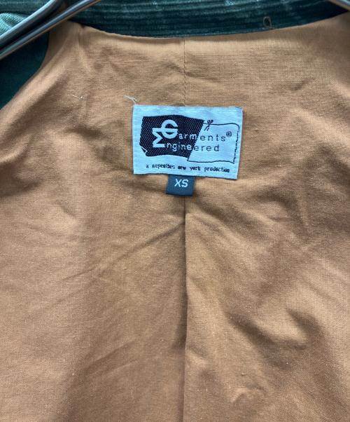 Garment Engineered（ガーメンツ エンジニアード）Garment Engineered (ガーメンツ エンジニアード) ハンティングジャケット カーキ サイズ:XSの古着・服飾アイテム