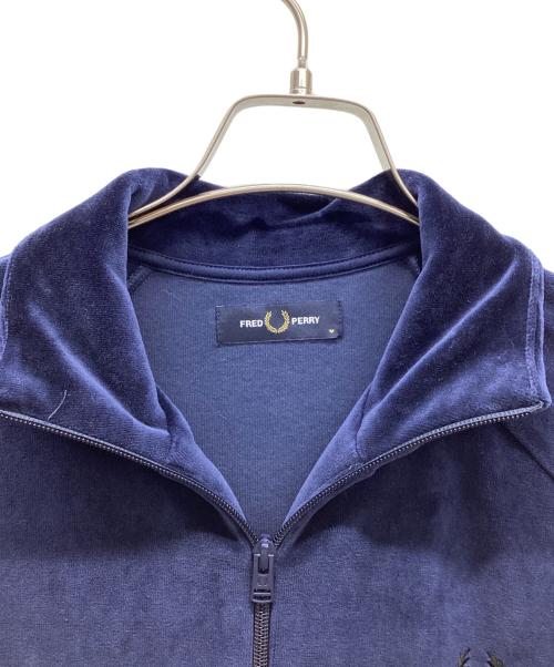 FRED PERRY（フレッドペリー）FRED PERRY (フレッドペリー) Velour Track Jacket ネイビー サイズ:Mの古着・服飾アイテム