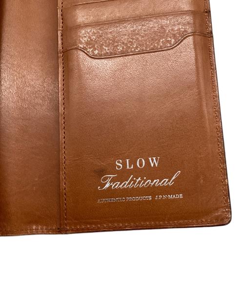 SLOW TRADITIANAL（スロウ トラディショナル）SLOW　TRADITIANAL (スロウ トラディショナル) 2つ折り財布 ブラウンの古着・服飾アイテム