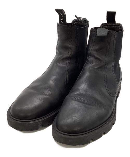 CELINE（セリーヌ）CELINE (セリーヌ) サイドゴアブーツ ブラック サイズ:41の古着・服飾アイテム