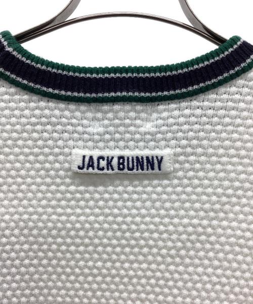 JACK BUNNY（ジャックバニー）JACK BUNNY (ジャックバニー) ゴルフウェア(ニット) ホワイト サイズ:5の古着・服飾アイテム