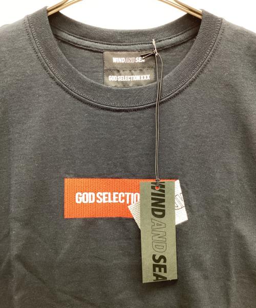 GOD SELECTION XXX（ゴッドセレクショントリプルエックス）GOD SELECTION XXX (ゴッドセレクショントリプルエックス) WIND AND SEA (ウィンダンシー) 半袖カットソー ブラック サイズ:XLの古着・服飾アイテム