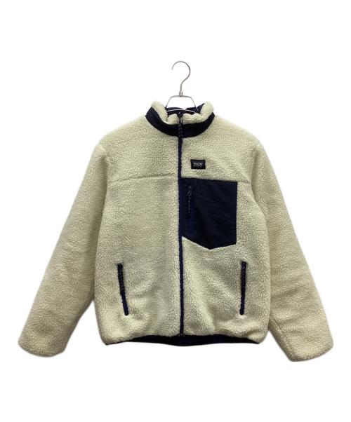 TAION（タイオン）TAION (タイオン) フリースジャケット アイボリー サイズ:Mの古着・服飾アイテム