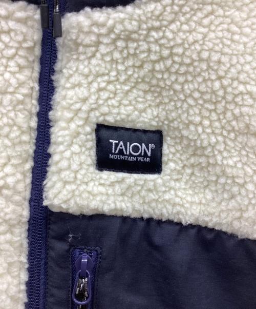 TAION（タイオン）TAION (タイオン) フリースジャケット アイボリー サイズ:Mの古着・服飾アイテム