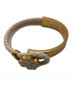 Folli Follieフォリフォリ）の古着「ブレスレット」｜ゴールド×ホワイト