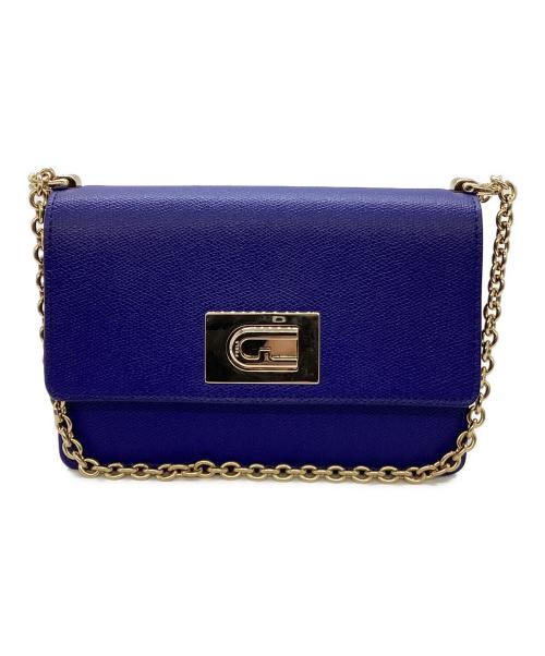FURLA（フルラ）FURLA (フルラ) ショルダーバッグ ブルーの古着・服飾アイテム